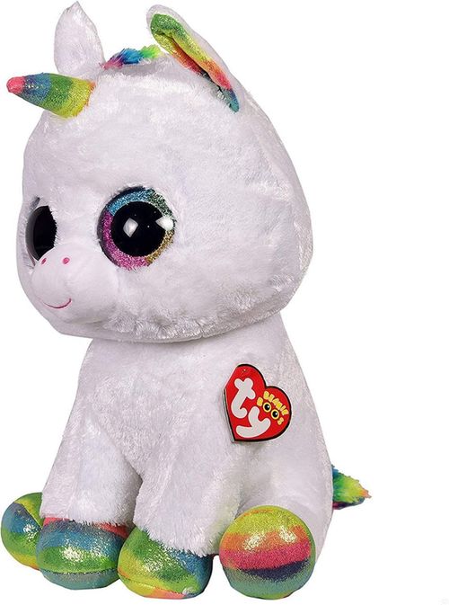 купить Мягкая игрушка TY TY36859 PIXY white unicorn 42 cm в Кишинёве 