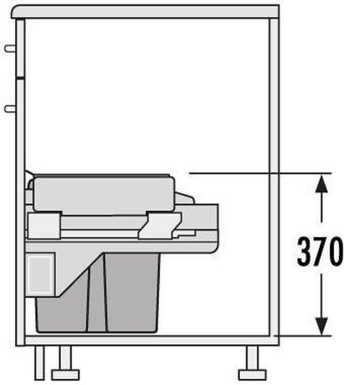 cumpără Feronerie pentru mobilă Hailo 3610961 Cargo Soft short 600 20/10/10/D în Chișinău 