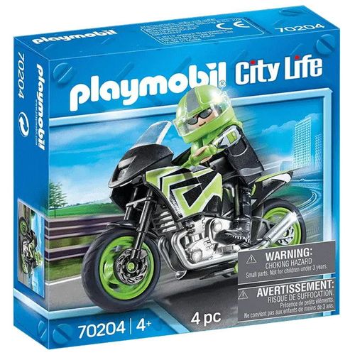 cumpără Set de construcție Playmobil PM70204 Motorcycle with Rider în Chișinău 