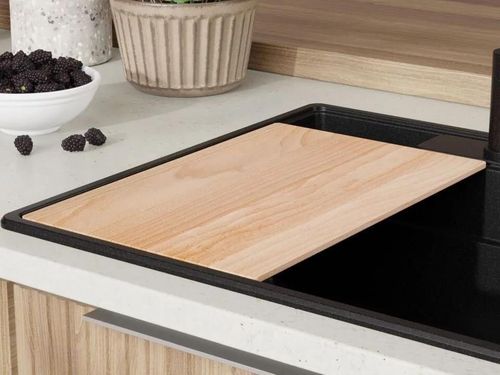 cumpără Chiuvetă bucătărie Primagran New York Multispace 60 Black + accesorii 580x530 MNAKC#N în Chișinău 