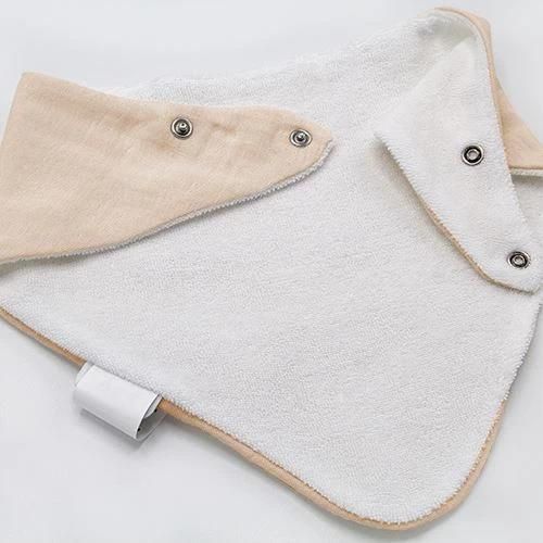 купить Слюнявчики BabyJem 736 Set baveta cu doua fete din muselina cu jucarie dentitie Bej в Кишинёве 