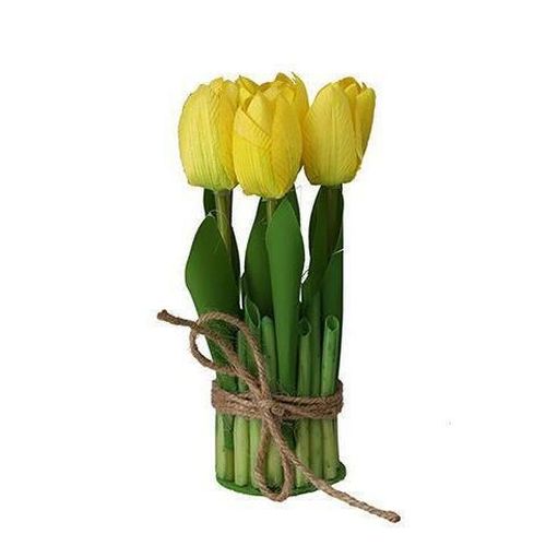 купить Декор Holland 47370 NVT Цветы искусственные Тюльпаны 7шт 19x6cm связка в Кишинёве 
