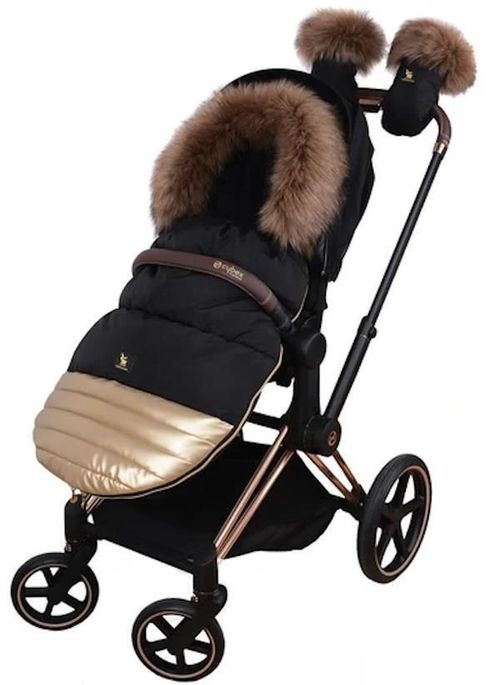 cumpără Accesorii pentru cărucior Cottonmoose CTM_MS_PM_SG Husa carucior Moose Shine Gold în Chișinău 
