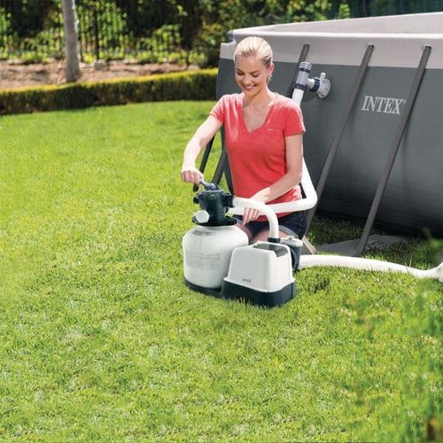 cumpără Filtru pentru piscină Intex 26656 Pompă de filtrare cu nisip Krystal Clear SX2100, 7900 L/h în Chișinău 