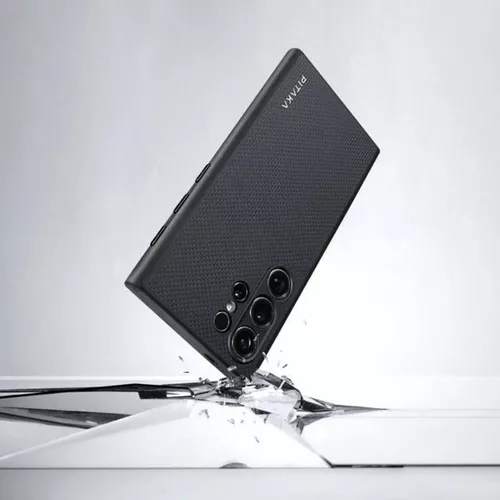 cumpără Husă pentru smartphone Pitaka PIN Button Case for S25 Ultra (PIN Button Black/Grey) (PBS2501U) în Chișinău 