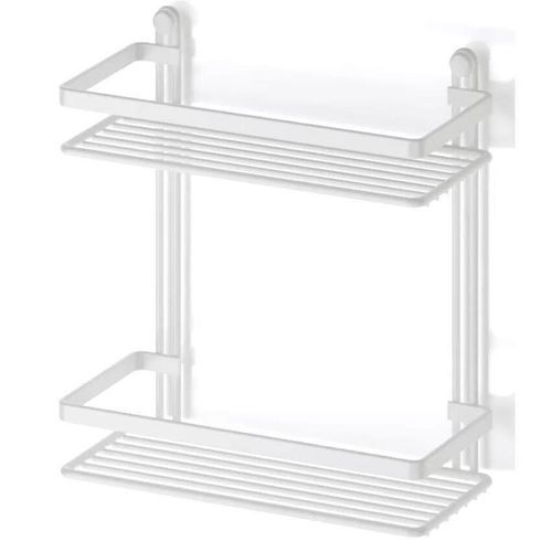 cumpără Raft de baie Teknotel ES067 Raft 2 niveluri 12x26x27cm, metal alb în Chișinău 