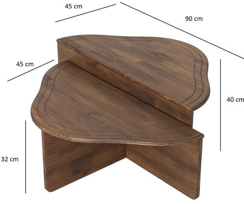 купить Журнальный столик Trendy Altopiano, орех в Кишинёве 