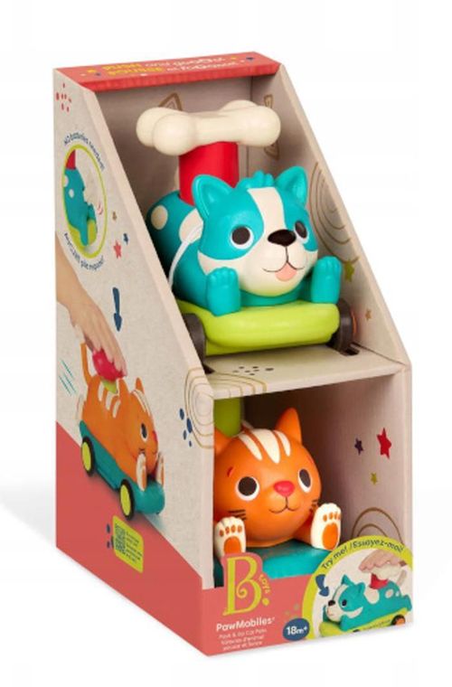 cumpără Mașină Battat BX2419Z cu animale (pisica si caine), 1976D în Chișinău 