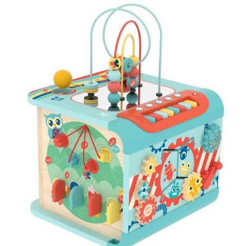 cumpără Puzzle Hape E1073 Cub Montessori educativ Explorează și învață în Chișinău 