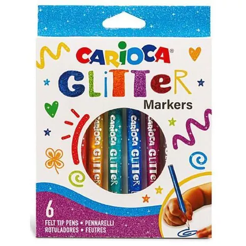 cumpără Set de creație Carioca 42190 Set carioci glitter, 6 buc în Chișinău 