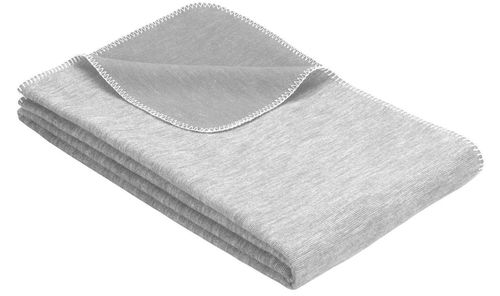 cumpără Textile de casă Ibena 2163/800 Jacquard Baumwolldecke Lausanne GOTS Grey în Chișinău 