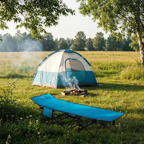 cumpără Mobilier pentru camping Nils NC2701 Abisal Camp Bed Blue 190cm Camp în Chișinău 