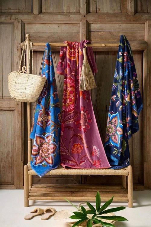 купить Полотенце Pip Studio 329677 Viva la Vida towel 100x180 Blue в Кишинёве 