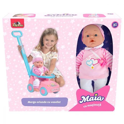 купить Кукла Noriel INT1042 Papusa Maia Maia cu Masinuta в Кишинёве 