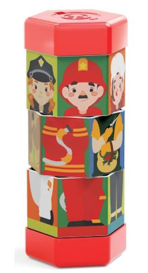 купить Головоломка Quercetti 2583 Tubo' Mix&Match Characters в Кишинёве 