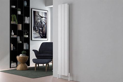 cumpără Radiator Carisa CHAMBORD DOUBLE 1800x295 9016 TEX White (3 elem) dt30=415w alum în Chișinău 