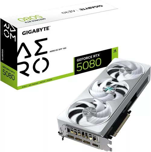 купить Видеокарта Gigabyte GeForce RTX™ 5080 AERO OC 16G / 16GB GDDR7 в Кишинёве 