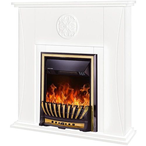 cumpără Șemineu electric ArtFlame Benedict & Meridian, 1000x1000x240 mm, Alb în Chișinău 