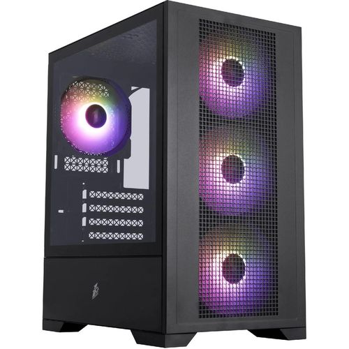 cumpără Carcasă PC 1stplayer GO2 BLACK, mATX w/o PSU (GO2-BK-4F7) în Chișinău 
