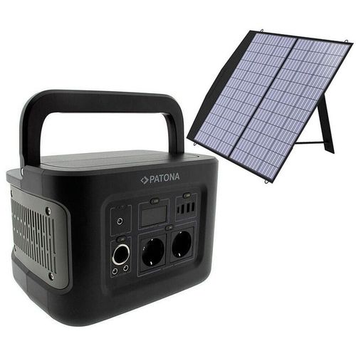 купить Портативная зарядная станция Patona Platinum Portable Powerstation 600Wh + 100W Solar panel в Кишинёве 