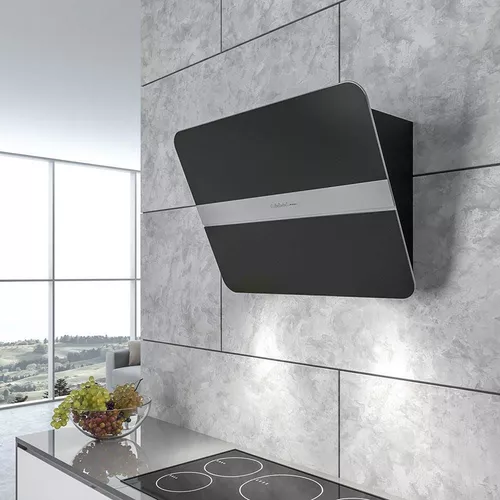 купить Вытяжка Falmec FLIPPER 85 GREEN TECH Black Satin Glass RAL 9005 (with filter pack) в Кишинёве 