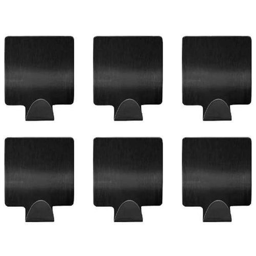 cumpără Cârlig baie Sepio 7526 Set cârlige 6 buc patrate negre în Chișinău 