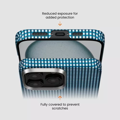 купить Чехол для смартфона Pitaka Ultra-Slim Case for iPhone 16 Pro Ocean Blue (KI1601POCE) в Кишинёве 