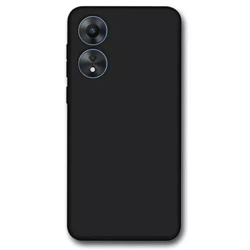 cumpără Husă pentru smartphone Helmet Liquid Silicone Oppo A58, Black în Chișinău 