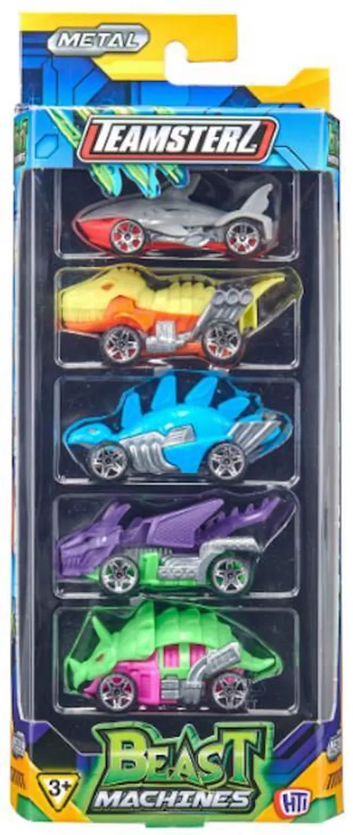 купить Машина HTI 1417434 Set de 5 mașini Teamsterz Beast Machines Die-Cast, în as. в Кишинёве 