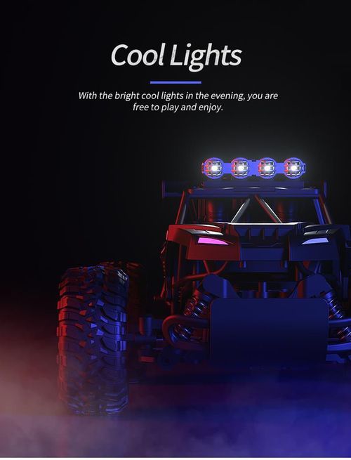 cumpără Jucărie cu telecomandă JJRC 2.4G RC Racing Off-Road Truck Q102, Red în Chișinău 