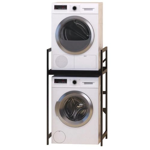 cumpără Accesoriu pentru baie Hanah Home C7 Black (стеллаж для стиральной машины) în Chișinău 