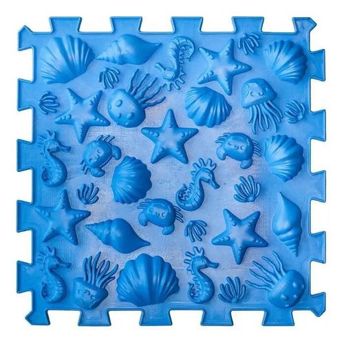 купить Коврик игровой Ortek 12736 Коврик-пазл массажный Mega Mix, 16эл в Кишинёве 
