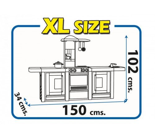 Set de joc "Bucatarie cu 2 lămpi" (102х150 cm) Molto 15168 