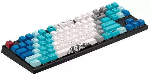 cumpără Tastatură gaming Varmilo VEA87 Summit R1 87Key, Cherry Mx Red, EN/UKR, White Led, Blue în Chișinău 