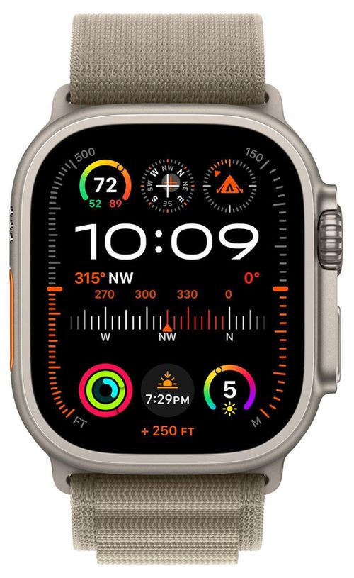 cumpără Ceas inteligent Apple Watch Ultra 2 GPS + Cellular, 49mm Olive Alpine - Medium MREY3 în Chișinău 