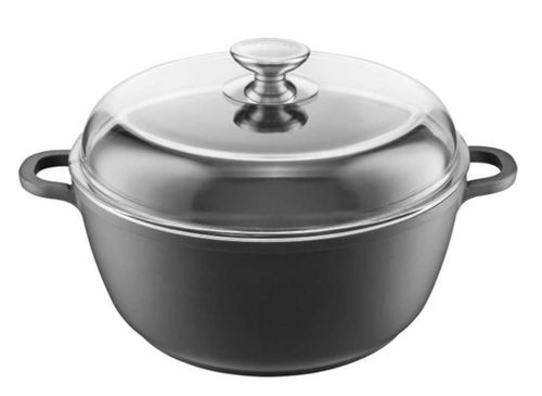 cumpără Cratiță Ambition 84104 Taurus, 28cm, Cast Aluminium, Heat-Resistant Glass în Chișinău 