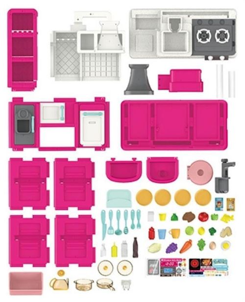 cumpără Bucătărie și veselă de jucărie Essa 8086A Tânărul bucătar, bucătărie interactivă cu accesorii, 64elem în Chișinău 