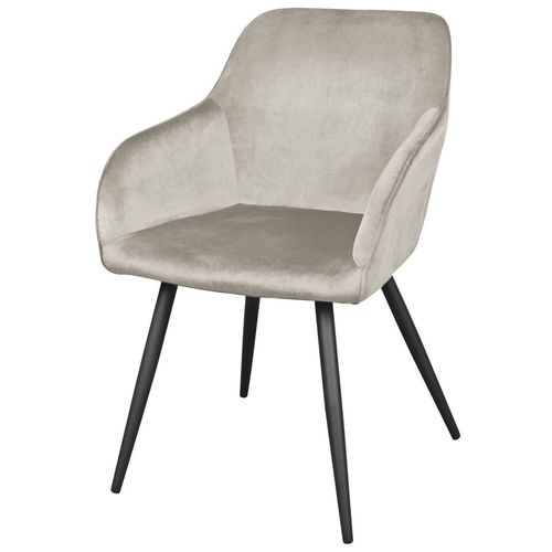 cumpără Scaun Deco Airis Catifea Beige HLR9 + Black Legs în Chișinău 