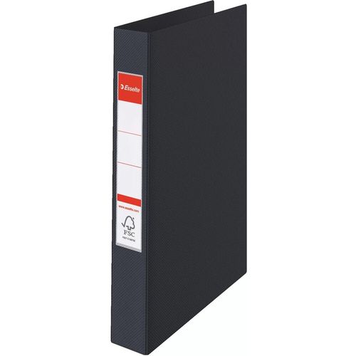 купить Папка для документов Esselte 14462 Mapa pentru documente А4, 4 inele, 35mm, PP, negru в Кишинёве 