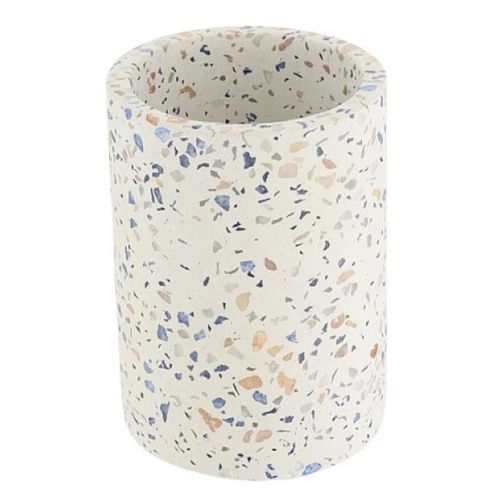 cumpără Pahar pentru periuțe de dinți Tendance 55845 Terazzo D7.4cm, H10cm în Chișinău 