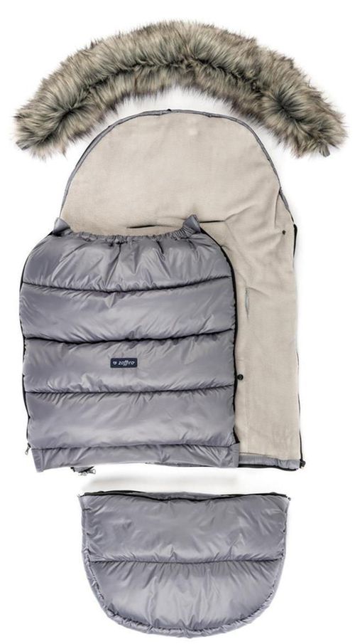 купить Аксессуар для колясок Zaffiro Спальный мешок Grow Up Pastel Grey в Кишинёве 