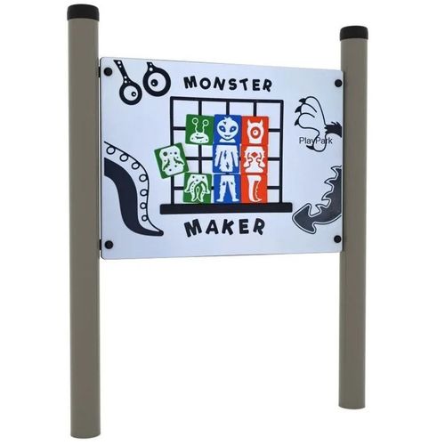 купить Комплектующий элемент для детской площадки PlayPark 4546 Интерактивная панель Puzzle Monster в Кишинёве 