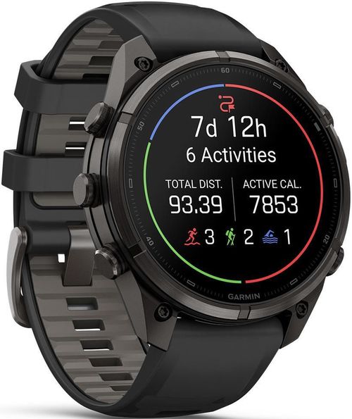 cumpără Ceas inteligent Garmin Fenix 9 Pro, 47mm, CrbnGryDLCTi,Bk/Pb bnd (010-04336-16) în Chișinău 