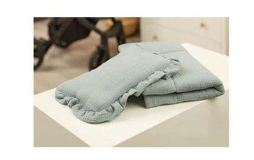 cumpără Lenjerie de pat pentru copii Sensillo 45011 Комплект постели в коляску муслин Khaki în Chișinău 