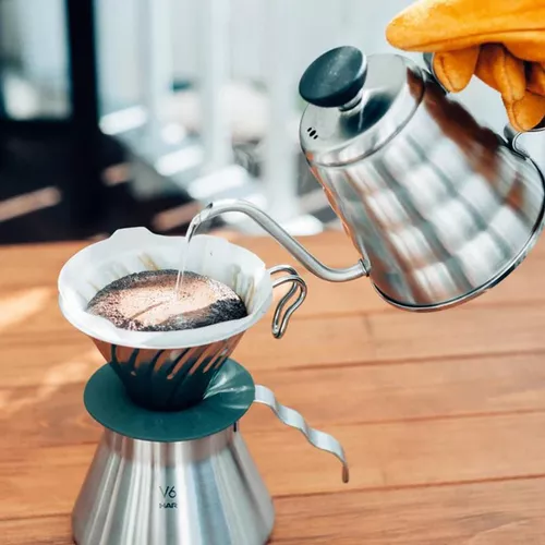 купить Турка для кофе Hario V60 Outdoor Metal Drip Kettle Buono (Practical Capacity: 500 ml) в Кишинёве 