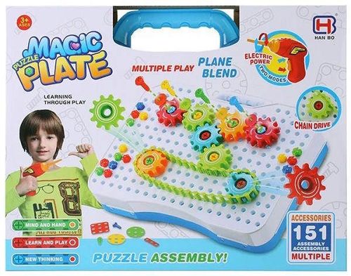 купить Игрушка Essa 9920A Мозайка  с отверткой  (151 шт.) в Кишинёве 