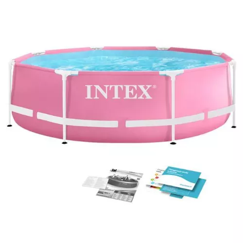 купить Бассейн каркасный Intex 28290 Pink Metal Frame, cadru metalic, 2843 L в Кишинёве 
