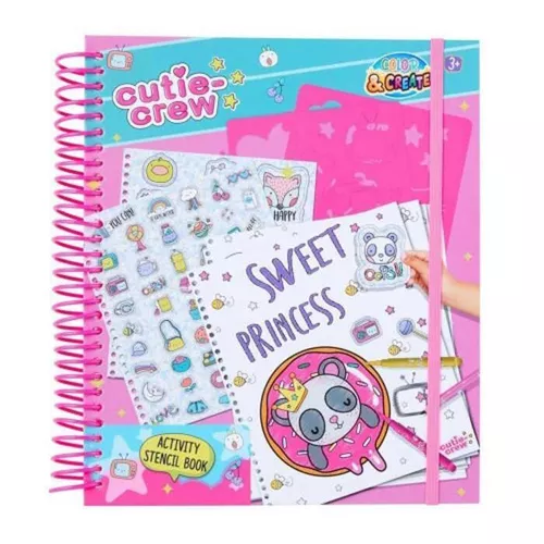 cumpără Set de creație miscellaneous CC60356 Cutie Crew, carte colorat cu sabloane în Chișinău 