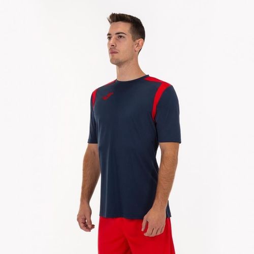 купить Одежда для спорта Joma T-Shirt Championship V Dark Navy-Red S/S (S) 101264.336 в Кишинёве 