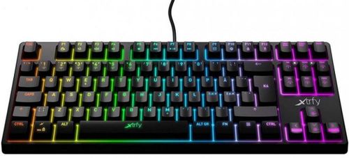 cumpără Tastatură Xtrfy XG-K4-RGB-TKL-R-RUS K4 TKL RGB Kailh Red, RU (Eng/Rus), Black în Chișinău 